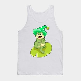 Frog as Wizard with Magic wand Tank Top